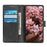 For OnePlus Nord CE6 Lite 5G / Realme P4x 5G Case Cowhide Texture Leather Wallet Stand Phone Cover - Black - 3