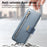 For Samsung Galaxy S26 Ultra Case RFID Blocking Detachable Magnetic Leather Phone Cover with Ring Holder - Blue - 4
