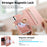 For Samsung Galaxy S26+ Case RFID Blocking Detachable Magnetic Leather Phone Cover with Ring Holder - Pink - 5