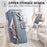 For Samsung Galaxy A37 5G Case RFID Blocking Detachable Magnetic Leather Phone Cover with Ring Holder - Blue - 5