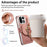 For OnePlus 15 5G Case RFID Blocking Detachable Magnetic Leather Phone Cover with Ring Holder - Pink - 7