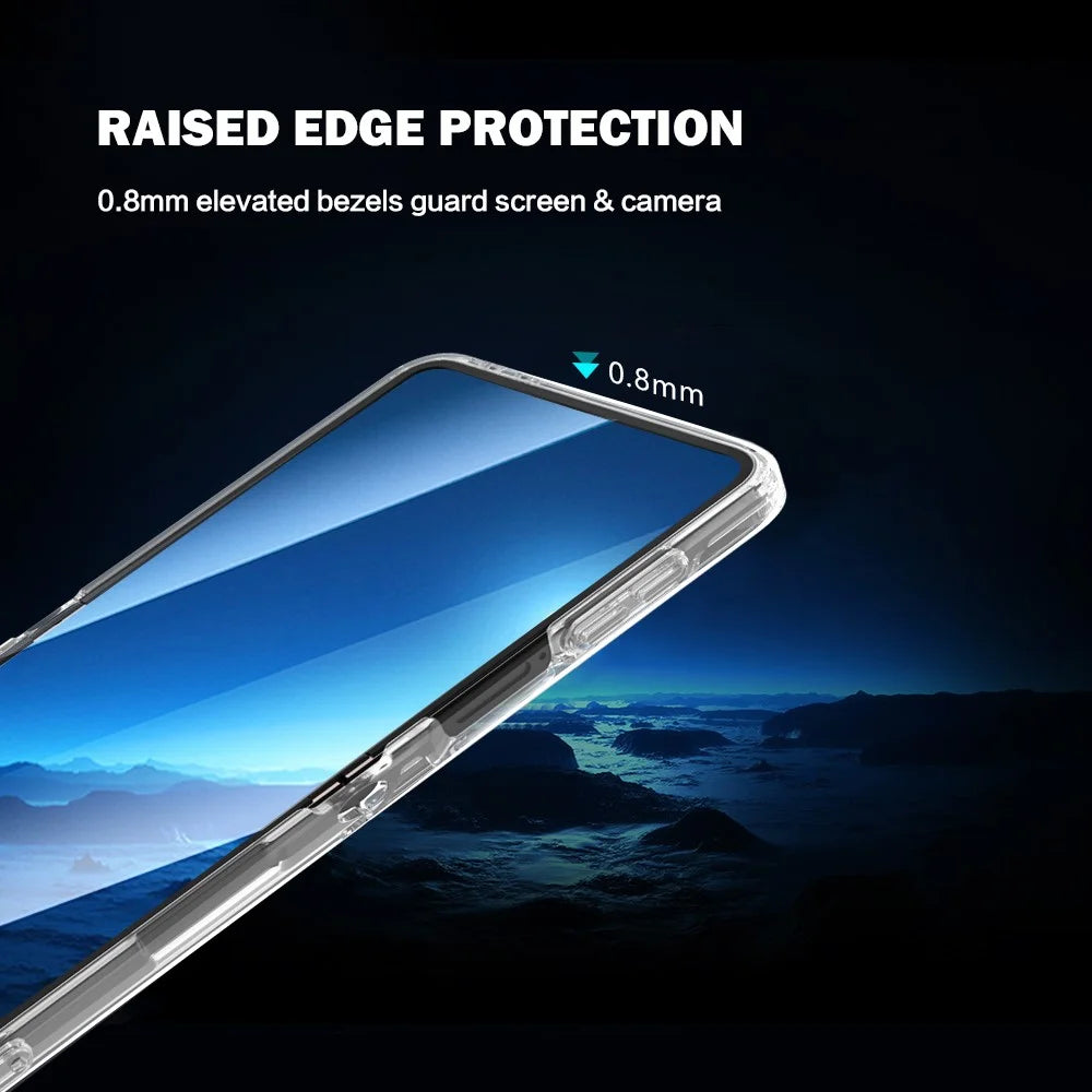 LEREACH TOC Series for Samsung Galaxy Z Flip8 Case TPU + Acrylic Phone Cover - Transparent - 6