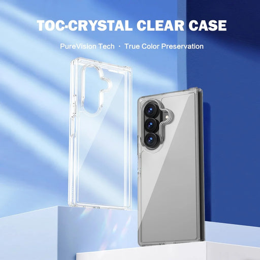 LEREACH TOC Series for Samsung Galaxy Z Fold8 Ultra Case TPU + Acrylic Phone Cover - Transparent - 2