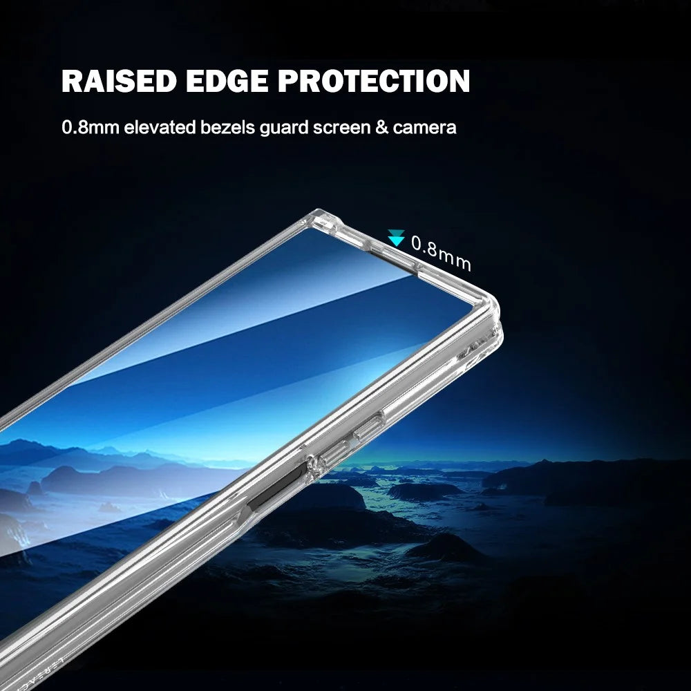 LEREACH TOC Series for Samsung Galaxy Z Fold8 Ultra Case TPU + Acrylic Phone Cover - Transparent - 6