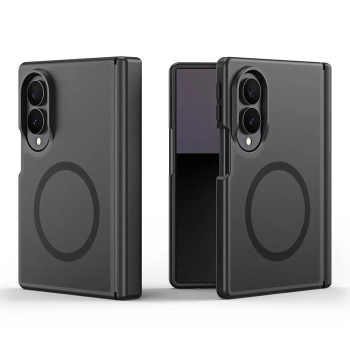 DUX DUCIS for Samsung Galaxy Z Fold8 Magnetic Case  Yind Series PC+TPU Phone Cover - Black - 1