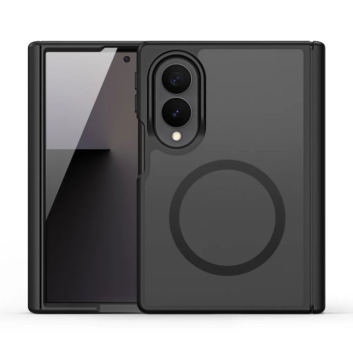 DUX DUCIS for Samsung Galaxy Z Fold8 Magnetic Case  Yind Series PC+TPU Phone Cover - Black - 2