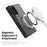 DUX DUCIS for Samsung Galaxy Z Fold8 Magnetic Case  Yind Series PC+TPU Phone Cover - Black - 6