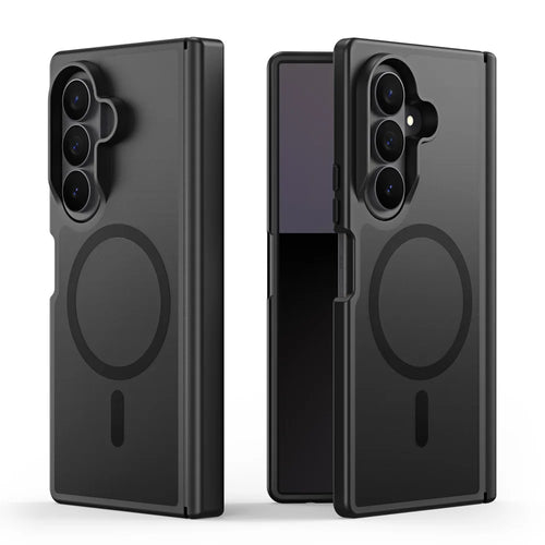 DUX DUCIS for Samsung Galaxy Z Fold8 Ultra / Z Fold7 5G Magnetic Case  Yind Series PC+TPU Phone Cover - Black - 1