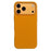 For iPhone 17 Pro Magnetic Case Matte Texture Anti-fingerprint Shockproof PC + TPU Phone Cover - Orange - 1