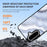 EYCASE for Samsung Galaxy A57 5G Magnetic Case Marble Pattern TPU + Acrylic Shockproof Phone Cover - Blue Gold Sand Marble Pattern - 4