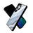 EYCASE for Samsung Galaxy S26 Ultra Magnetic Case Marble Pattern TPU + Acrylic Shockproof Phone Cover - Blue Gold Sand Marble Pattern - 1