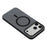 X-LEVEL For iPhone 17 Pro Max Magnetic Case Herringbone Pattern Leather + PC + TPU Phone Cover - Black - 5