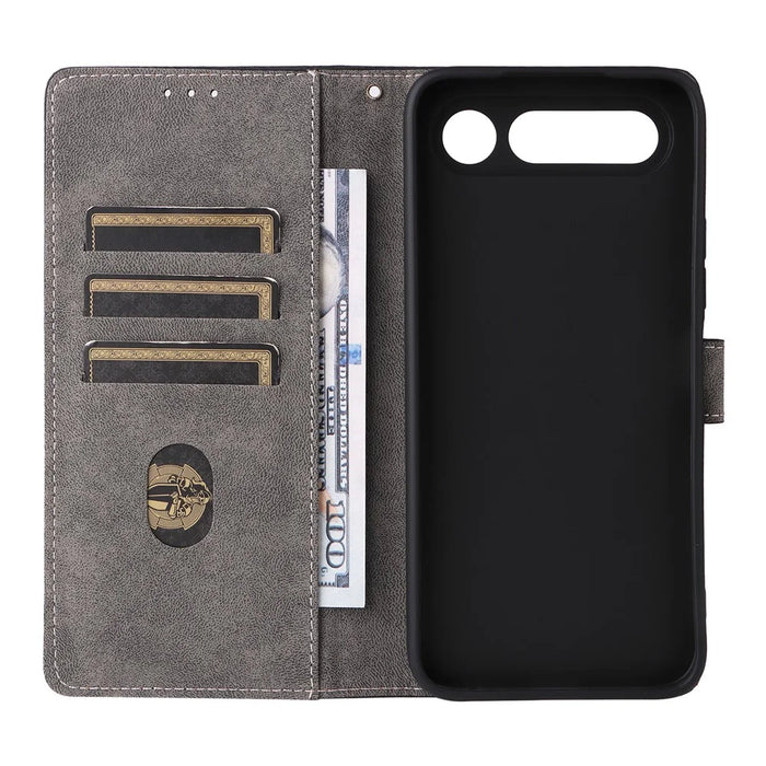 For TECNO Spark 50 5G Case Wallet RFID Blocking PU Leather Phone Cover Stand with Strap - Black - 3