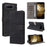 For TECNO Spark 50 5G Case Wallet RFID Blocking PU Leather Phone Cover Stand with Strap - Black - 7