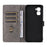 For Infinix GT 50 Pro 5G Case Wallet RFID Blocking PU Leather Phone Cover Stand with Strap - Black - 3