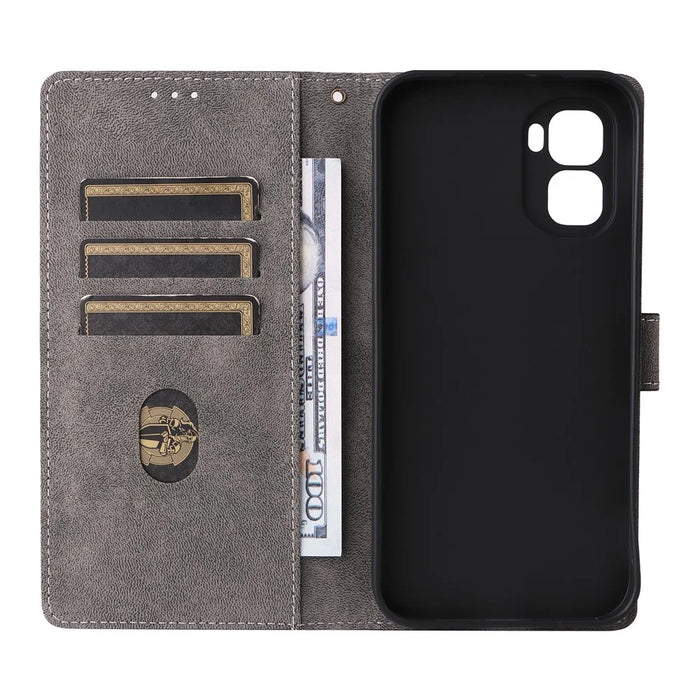 For Infinix GT 50 Pro 5G Case Wallet RFID Blocking PU Leather Phone Cover Stand with Strap - Black - 3