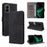 For Infinix GT 50 Pro 5G Case Wallet RFID Blocking PU Leather Phone Cover Stand with Strap - Black - 7