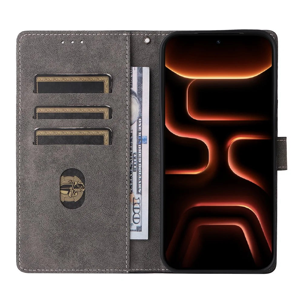 For Infinix Note 60 Ultra 5G Case Wallet RFID Blocking PU Leather Phone Cover Stand with Strap - Black - 2