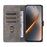 For ZTE nubia Neo 5 Pro 5G Case Wallet RFID Blocking PU Leather Phone Cover Stand with Strap - Black - 2
