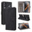 For ZTE nubia Neo 5 Pro 5G Case Wallet RFID Blocking PU Leather Phone Cover Stand with Strap - Black - 7