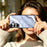 EYCASE for Samsung Galaxy S26 Magnetic Case Marble Pattern TPU + Acrylic Shockproof Phone Cover - Blue Gold Sand Marble Pattern - 6