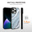 EYCASE for iPhone 16 Pro Magnetic Case Marble Pattern TPU + Acrylic Shockproof Phone Cover - Blue Gold Sand Marble Pattern - 2