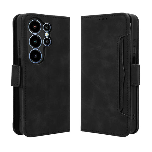 For Blackview Wave 10 Leather Case Phone Wallet Cover with Multiple Card Slots - Black - 1