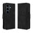 For Blackview Wave 10 Leather Case Phone Wallet Cover with Multiple Card Slots - Black - 1