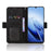 For Blackview Wave 10 Leather Case Phone Wallet Cover with Multiple Card Slots - Black - 5