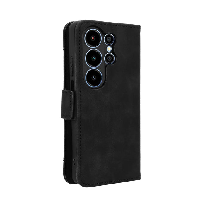For Blackview Wave 10 Leather Case Phone Wallet Cover with Multiple Card Slots - Black - 7