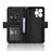 For Oukitel C17 Leather Case Phone Wallet Cover with Multiple Card Slots - Black - 4