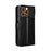 For Oukitel C17 PU Leather Case with Strap Crazy Horse Texture Phone Wallet Cover - Black - 7