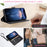 For Samsung Galaxy A27 5G Case Bowknot Decor Wallet Leather Phone Cover with Wrist Strap / Shoulder Strap - Black - 6