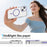 For iPhone 15 Clear Magnetic Case PC Anti Drop Phone Back Cover Compatible with MagSafe - Orange - 6