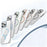 For iPhone 15 Pro Clear Magnetic Case PC Anti Drop Phone Back Cover Compatible with MagSafe - Orange - 7