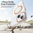 For iPhone 13 Clear Magnetic Case PC Anti Drop Phone Back Cover Compatible with MagSafe - Orange - 4