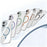 For iPhone 16 Plus Clear Magnetic Case PC Anti Drop Phone Back Cover Compatible with MagSafe - Orange - 7