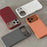 For iPhone 17 Pro Max Magnetic Case Ripple Texture Shockproof TPU Phone Cover with Tempered Glass Screen Protector - Red - 4