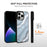 EYCASE for iPhone 13 Pro Max Magnetic Case Marble Pattern TPU + Acrylic Shockproof Phone Cover - Blue Gold Sand Marble Pattern - 2