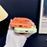 For iPhone  18 Pro / 17  Pro Magnetic Case TPU Acrylic Tempered Glass Back Panel Protective Phone Cover - Orange - 7