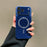 For iPhone 17 Pro Magnetic Case Matte PC + TPU Heat Dissipation Phone Cover with Tempered Glass Screen Protector - Blue - 4