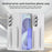 For Samsung Galaxy Z Fold8 Ultra Case Card Slot Kickstand Hinge Protection PC Shockproof Phone Cover - White - 2