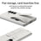 For Samsung Galaxy Z Fold8 Ultra Case Card Slot Kickstand Hinge Protection PC Shockproof Phone Cover - White - 4