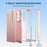 For Samsung Galaxy Z Fold8 Ultra Case Full Coverage PC + TPU Anti-drop Phone Cover with Tempered Glass Front Film - Pink - 4