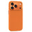 For iPhone 17 Pro Max Magnetic Case Woven Tech Fabric + TPU + PC Shockproof Protective Cover - Orange - 1