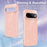 For Google Pixel 11 Magnetic Case Glitter TPU Shockproof Phone Cover with Lanyard - Pink - 5