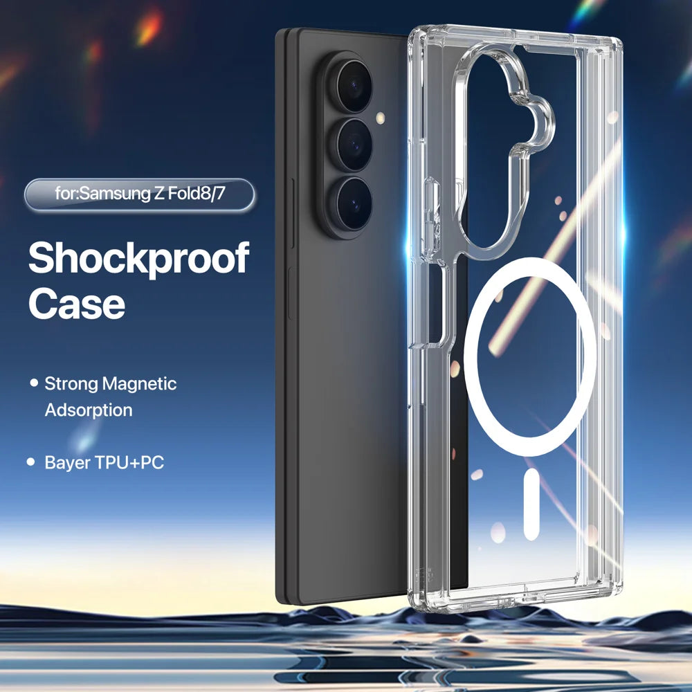 DUX DUCIS for Samsung Galaxy Z Fold8 Ultra / Z Fold7 5G Clin Series Back Cover PC + TPU Clear Phone Case - Clear - 3