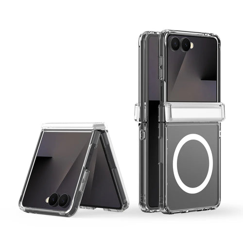 DUX DUCIS for Samsung Galaxy Z Flip8 Clin Series Back Cover PC + TPU Clear Phone Case - Clear - 1