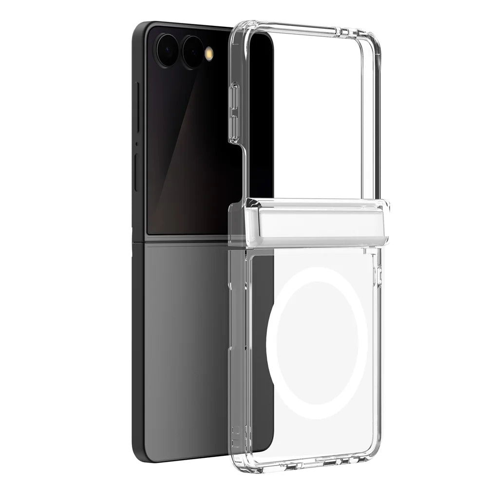 DUX DUCIS for Samsung Galaxy Z Flip8 Clin Series Back Cover PC + TPU Clear Phone Case - Clear - 2