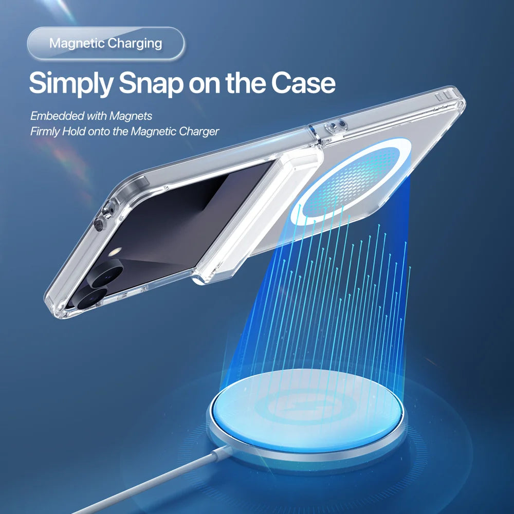DUX DUCIS for Samsung Galaxy Z Flip8 Clin Series Back Cover PC + TPU Clear Phone Case - Clear - 4